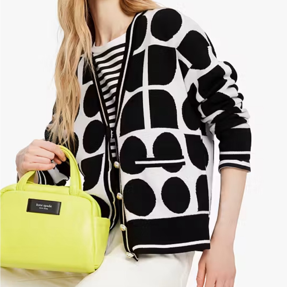 Kate Spade Noel Logo Cardigan like NEW, size XXS